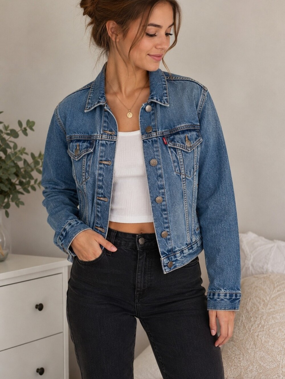 Levi's Classic Jean Jacket Size XS Medium Wash